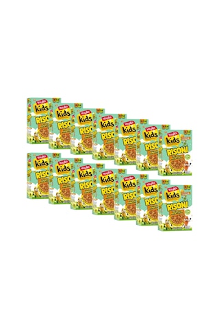 Yayla Kids Sebzeli 3 Renkli Risoni Bakliyat Makarnası 300 G X14