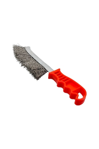 Plastik Saplı Tel Fırça/mangal Izgara Temizleme Fırçası/pas Sökme Fırçası/hobi Tel Fırça