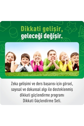 Yeni Neuro-Via Sistemi İle Dikkati Güçlendirme Seti 11 Yaş - Osman Abalı - Adeda