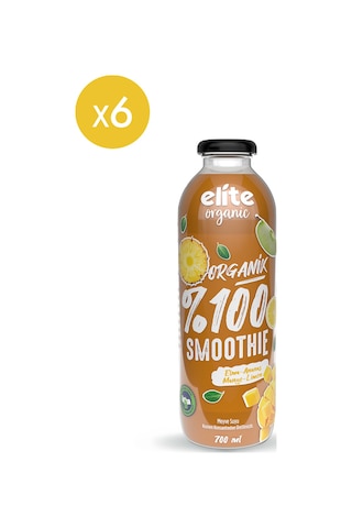 6'lı Organik %100 Smoothie Turuncu 700 Ml