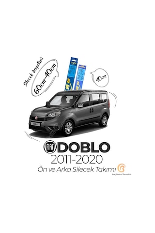 Fiat Doblo Ön Arka Sileceği Seti (2011-2021) RBW