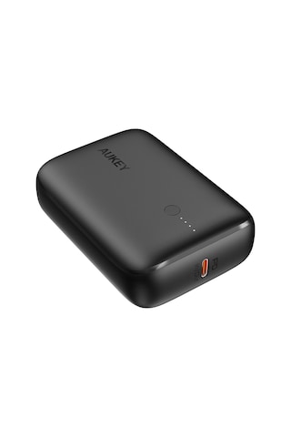Aukey PB-N83S-BK 22.5 W SCP PD Ve QC 3.0 10000 mAh Mini Type-C Powerbank Siyah