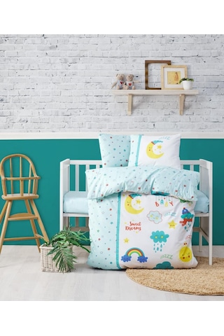 Cotton Box Bebek Nevresim Takımı Tatlı Rüyalar Mint Cotton Box Bebek Nevresim Takımı Tatlı Rüyalar Mint