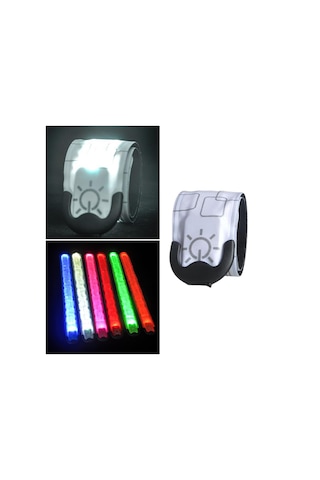 Homyl Açık Binicilik Koşu Için Led At Ayak Bileği Beyaz Beyaz