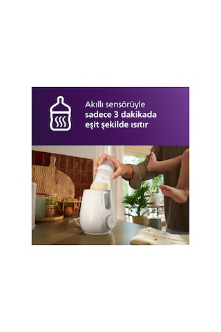 Scf359/00 2'si 1 Arada Isıtıcı & Buharlı Hijyenik Biberon Temizleme Cihazı