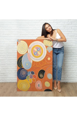Miyrem^ Canvas Serie Hilma Af Klint - Gençlik Tablosu-7314