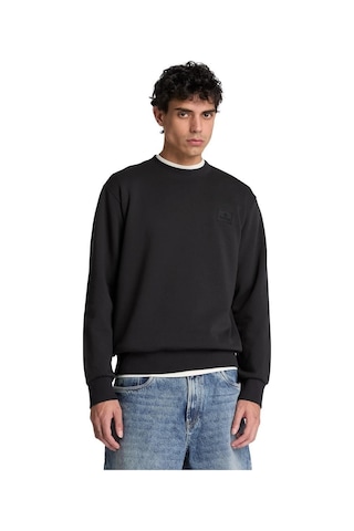 Timberland Silicon Badge Bb Crew Erkek Sweatshirt-33996 Siyah