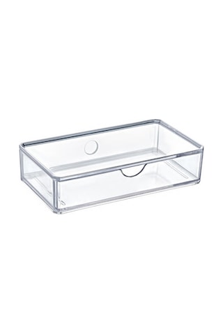 Şeffaf Çekmece Makyaj Takı Organizeri Düzenleyici 10 18 4 Cm Şeffaf