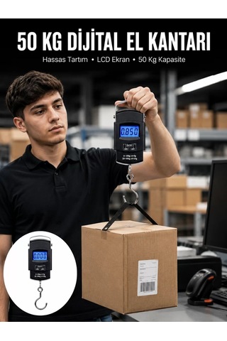 Northcity 50 Kg Dijital El Terazisi - Cep Tartısı Yeni Nesil El Kantarı