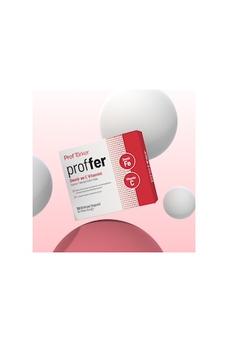 Proftürker Proffer Demir Ve C Vitamini 30 Kapsül