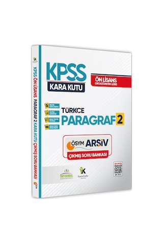 Kpss Önlisans/ortaöğretim Kara Kutu Türkçe Paragaf 3lü Altın Set