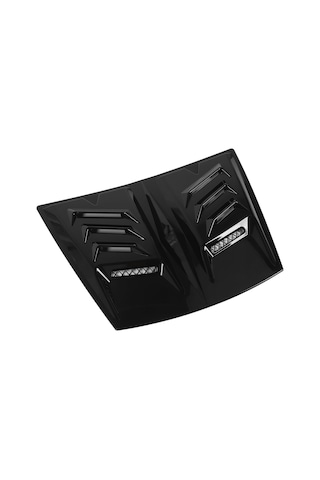 Lemestar Abs Motor Kaputu Havuzlu Vant Çaprazı - Bmw 1 Serisi E90/e91, Audi A3/a6, Benz W117 Uyumlu - Soğutma Artırıcı, Hava Direncini Azaltan, Parlak Siyah Dekoratif Kapak