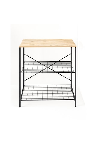 Çok Amaçlı Mutfak Rafı Bangosu Masa Geniş Çam 1439