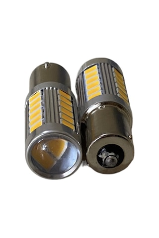 12V 93 LED TEK DUY TURUNCU MERCEKLİ 33 LEDLİ AMPUL