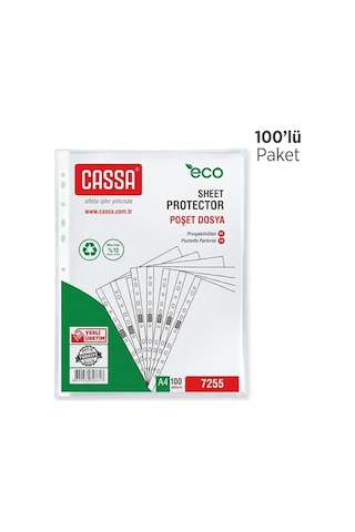 Poşet Dosya Eco 30 Mikron 100'lü Paket 1
