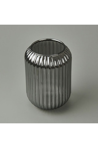Evidea Deco Line Vazo - Füme - 20 Cm Füme