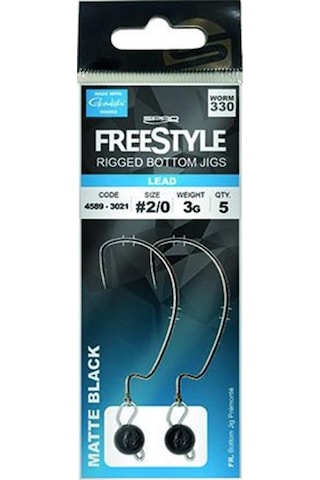 Spro Rigged Bottom 2/0 Hareketli Glow Jig Head 10gr