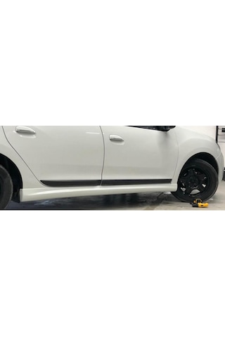 Renault Megane 3 Hb R Yan Marşpiyel Seti Mat Siyah Plastik 2 Adet