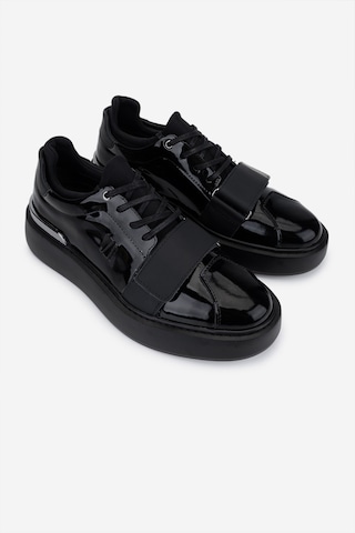 Valmenti Erkek Hakiki Deri Siyah Rugan Sneakers & Spor Ayakkabı 352 23106 Erk Ayk Sk25-26 Sıyah Rgn Siyah