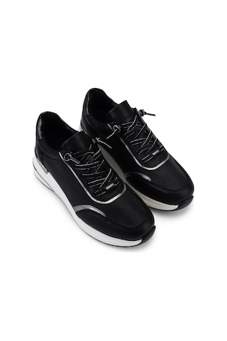 Tamer Tanca Kadın Hakiki Deri Siyah/antrasit Sneakers & Spor Ayakkabı 298 7100 Bn Ayk Y26 Sıyah/antrasıt