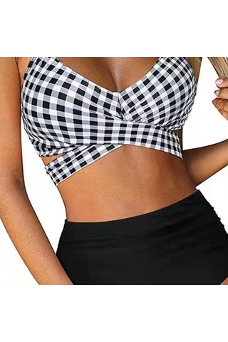 2 Adet/takım Kaliteli Mayo Tel Ücretsiz Backless Leopar Ön Çapraz Bikini Plaj İçin Set Gül Kırmızısı Fuşya