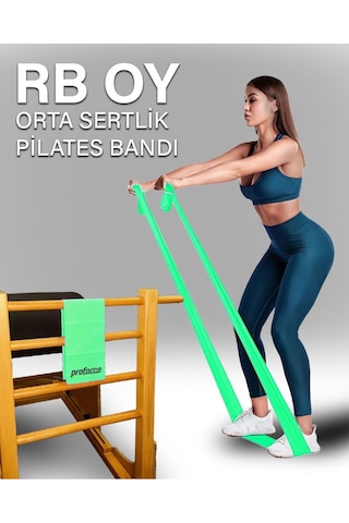 Pilates Lastiği Orta Sert Rb Oy Yeşil