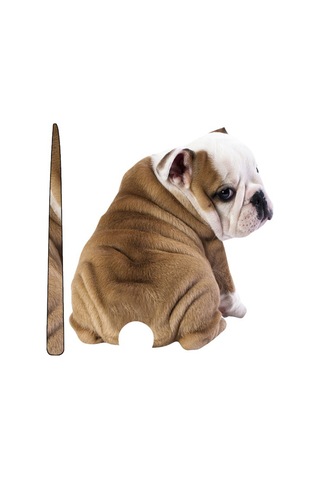 Jeemson Araba Arka Cam Köpek Sticker, Kabin Dekorasyon, Yağmur Sileci Sticker, Normal Yapıştırıcı Malzeme, 26x5cm Paket