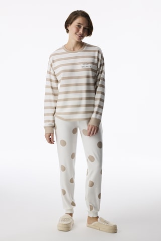 Penti Bej Not Today Puantiye Desenli Pijama Altı