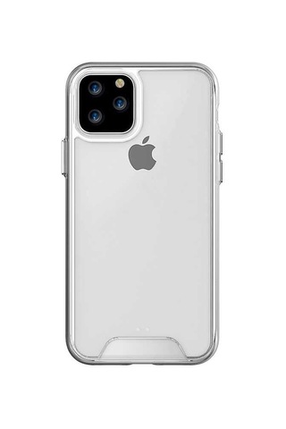 Apple Uyumlu iPhone 11 Pro Kılıf Zore Gard Silikon Renksiz
