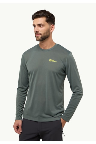 Jack Wolfskin Vonnan Ls T M Erkek Tişört A60291 4136 Çok Renkli