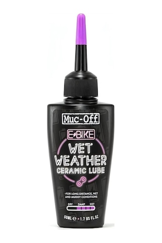 Muc-off E-bike Wet Seramik Lube Zincir Yağı 50ml Mor
