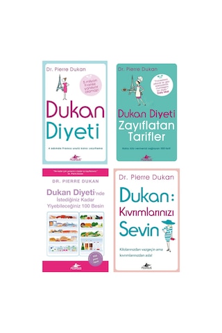 Dukan Diyeti Takım Set (4 Kitap)