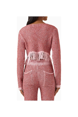 Asta Resort Kadınlar Için Grace Payetli Cardi - Retro 70'ler Tarzında Şık Ve Rahat Pembe
