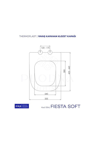 Fiesta Soft Yavaş Kapanır Klozet Kapağı