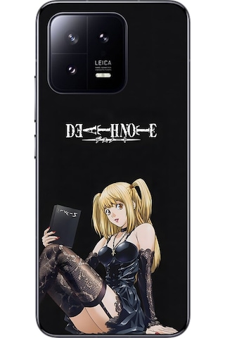 Xiaomi Mi 13 Uyumlu Şeffaf Kılıf Death Note 3 Tasarımlı