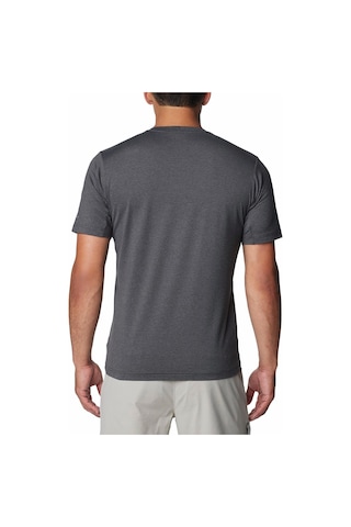 Columbia Ao5545 Tech Trail Crew Neck Iı Erkek T-shirt-29978 Koyu Gri