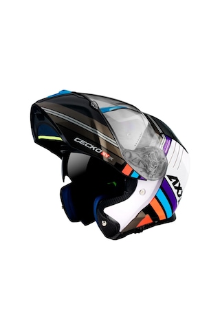 Axxis Gecko Sv Epic B7 Çene Açılır Motosiklet Kaskı Parlak Mavi