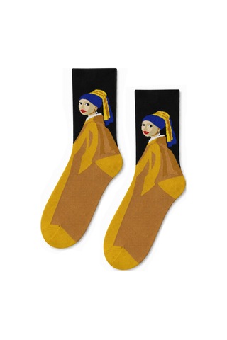 Carnaval Socks Ünlü Tablolar Desenli 5'li Kutulu Çorap Seti Sanat Serisi 2000386