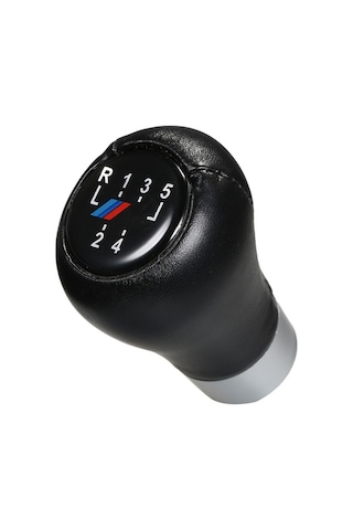 Fortunelane Bmw E90 E92 E60 E39 İçin Posh Deri Vites Topuzu - Konforlu Tasarım, Basit Montaj, Siyah Siyah