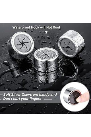 3 Adet Olmayan Delme Bulaşık Bezi Depolama Klip Dishcloth Klip Diğer