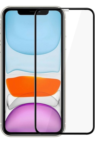 Apple Uyumlu iPhone 11, Pro Ve Max 5D Tam Kaplayan Ekran Koruyucu Kırıl