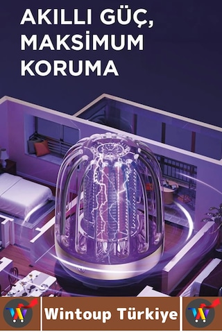 Premium İç Dış Mekan Elektrikli Lamba Sivrisinek Kovucu Sineksavar Şarjlı Uv Sinek Öldürücü Krem