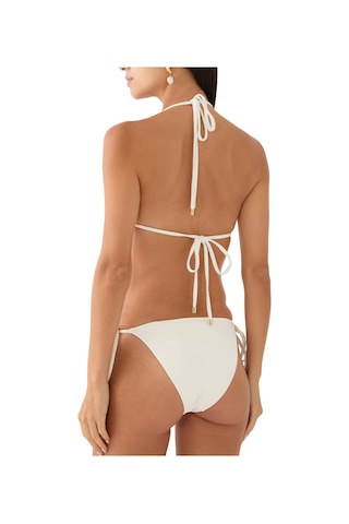 Peony - Peonyofficiall Dantel Işlemeli Üçgen Bikini Üstü Creme