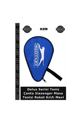 Delux Serisi Tenis Çanta Slazenger Masa Tenisi Raket Kılıfı Mavi