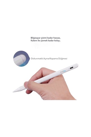 Dodobees K11 Yeni iPad & iPad Pro Uyumlu Manyetik Kapasitif Stylus Kalem