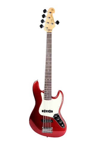 Sx Sjb62 /5/mrd 5 Telli Bas Gitar Metallic Red
