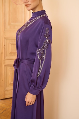 Senna Catherıne Dress Mor Mor
