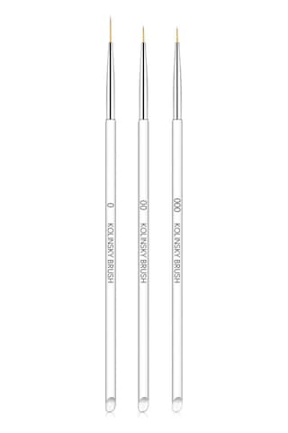 Reedark 3 Adet Tırnak Çizim Kalemi Seti - Şeffaf Kristal Gövde - Detaylı Çizim Ve Çizgi Çizme Uygulamaları