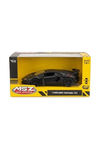 Hobbiez Lisanslı Lamborghini Aventador Kapıları Açılabilir Model Diecast 1.36 Ölçek Metal Model Araç