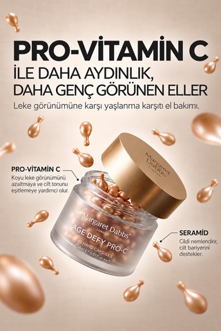 Age Defy Pro-c Hand Serum Capsules - Yaşlanma Karşıtı, Aydınlatıcı & Sıkılaştırıcı El Bakım Kapsülü